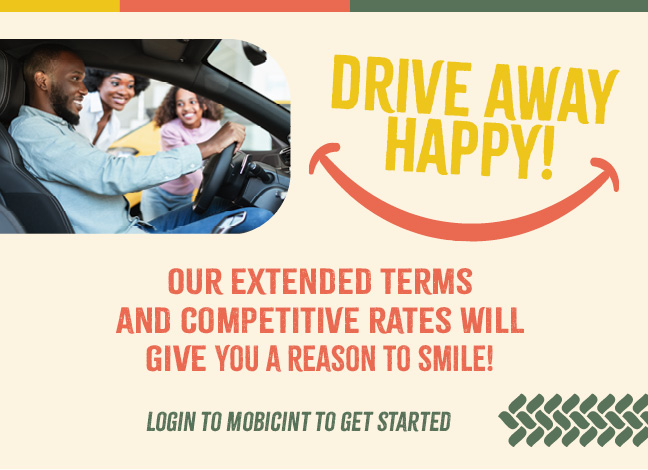 Auto Loans are available.