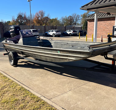 2017 Alweld Boat 1856 Flat Marsh Pro Pkg